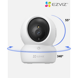 Vigila tu Hogar con Detalles Asombrosos: Cámara WiFi Inteligente EZVIZ H6c 2K