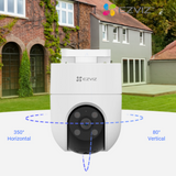 Cámara de Seguridad EZVIZ H8c: Protección Panorámica 360° con Inteligencia Artificial