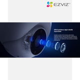 Cámara Domo EZVIZ H4 2K – Seguridad Inteligente con Visión Nocturna en Color y Detección AI