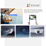 Cámara Domo EZVIZ H4 2K – Seguridad Inteligente con Visión Nocturna en Color y Detección AI