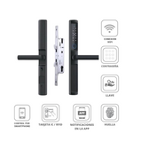 CERRADURA DE PUERTA INTELIGENTE: dispositivo de cierre biométrico con huella dactilar, digital, sin llave, a prueba de agua, con aplicación Wifi