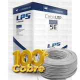 Cable 5E Interior 100% Cobre certificado 305M