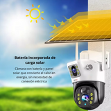 Protege tu Hogar con Energía Solar: Cámara de Seguridad 4G Doble Lente con Panel Solar