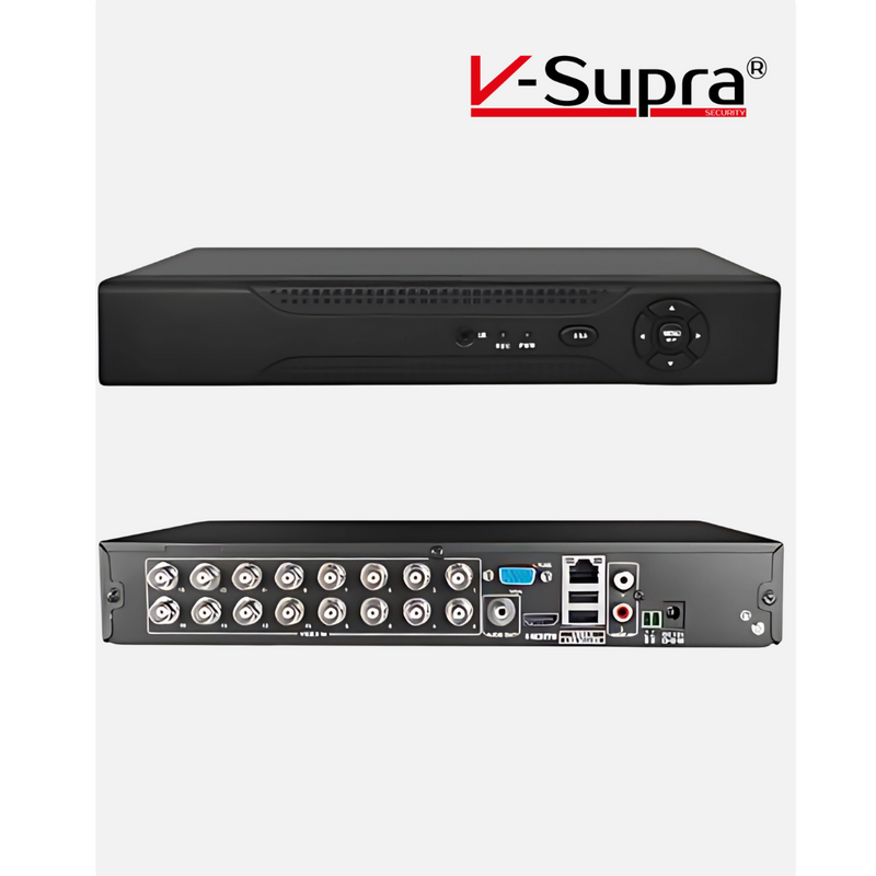 DVR ADVR8016T-NLME 16CH 5MP – Seguridad inteligente para grandes sistemas