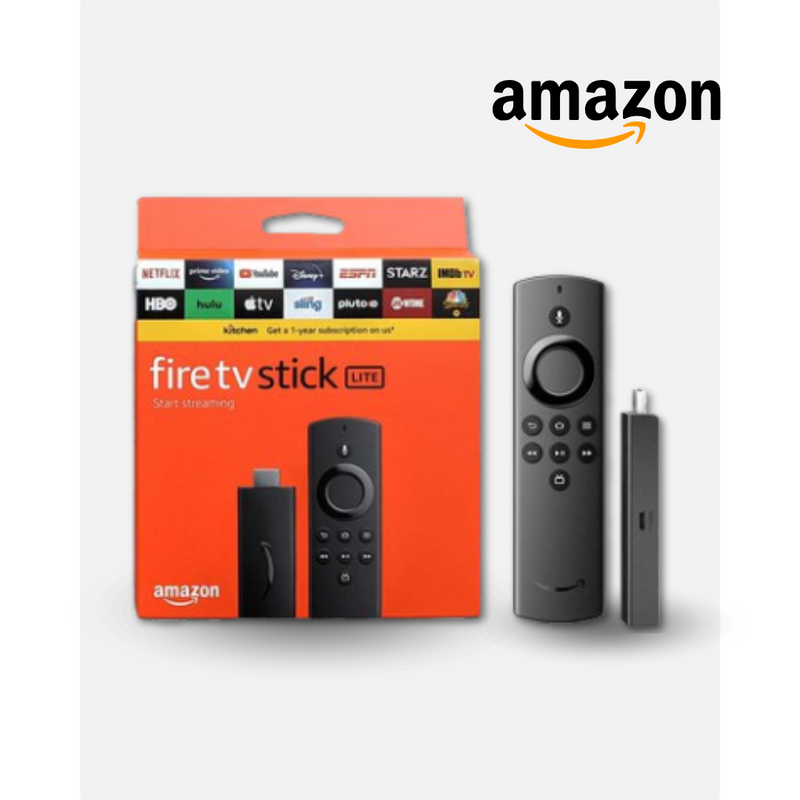 AMAZON FIRE TV STICK LITE Transmisión Full HD del Fire TV Stick Lite con control remoto 2da Generación 2 RAM