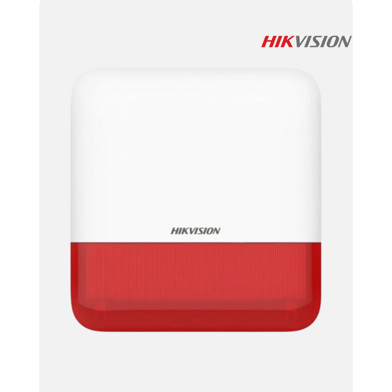 Sirena inalámbrica para exteriores Hikvision DS-PS1-E-WE